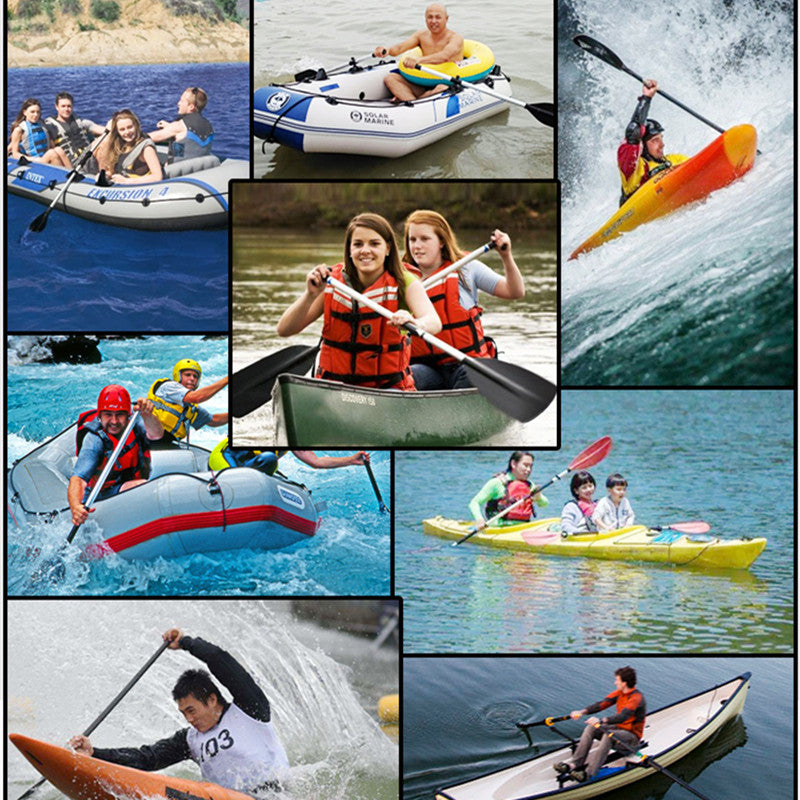 Two aluminum alloy oars